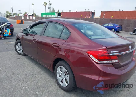 2013 Honda Civic Lx from USA, damaged, VIN 19XFB2F52DE290502